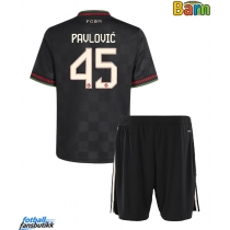 Bayern Munich Aleksandar Pavlovic #45 Tredjedraktsett Barn 2025-26 Kortermet (+ Korte bukser)